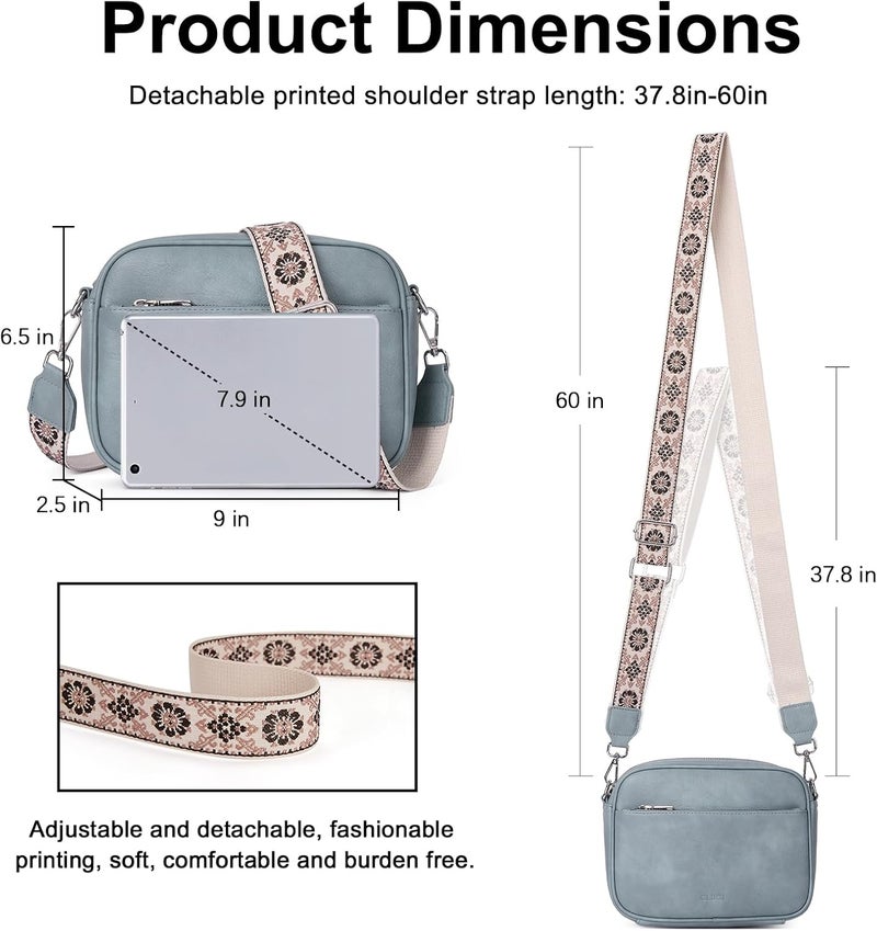 CLUCI Purses for Women Crossbody Bags for Women Cross Body Bag Crossbody Purse with Adjustable Wide Strap - Image 3